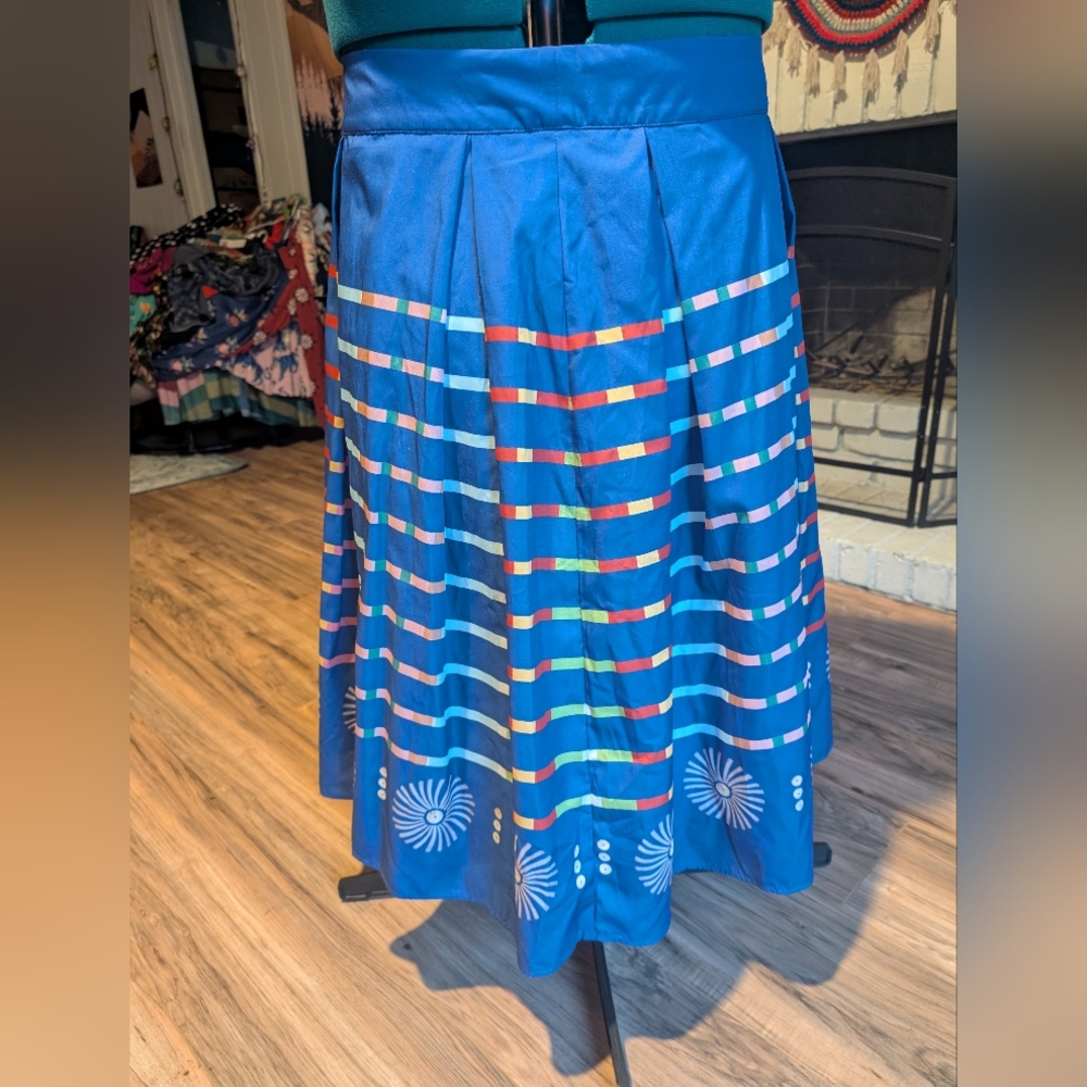 Lauren Good Day Lane stitch midi skirt